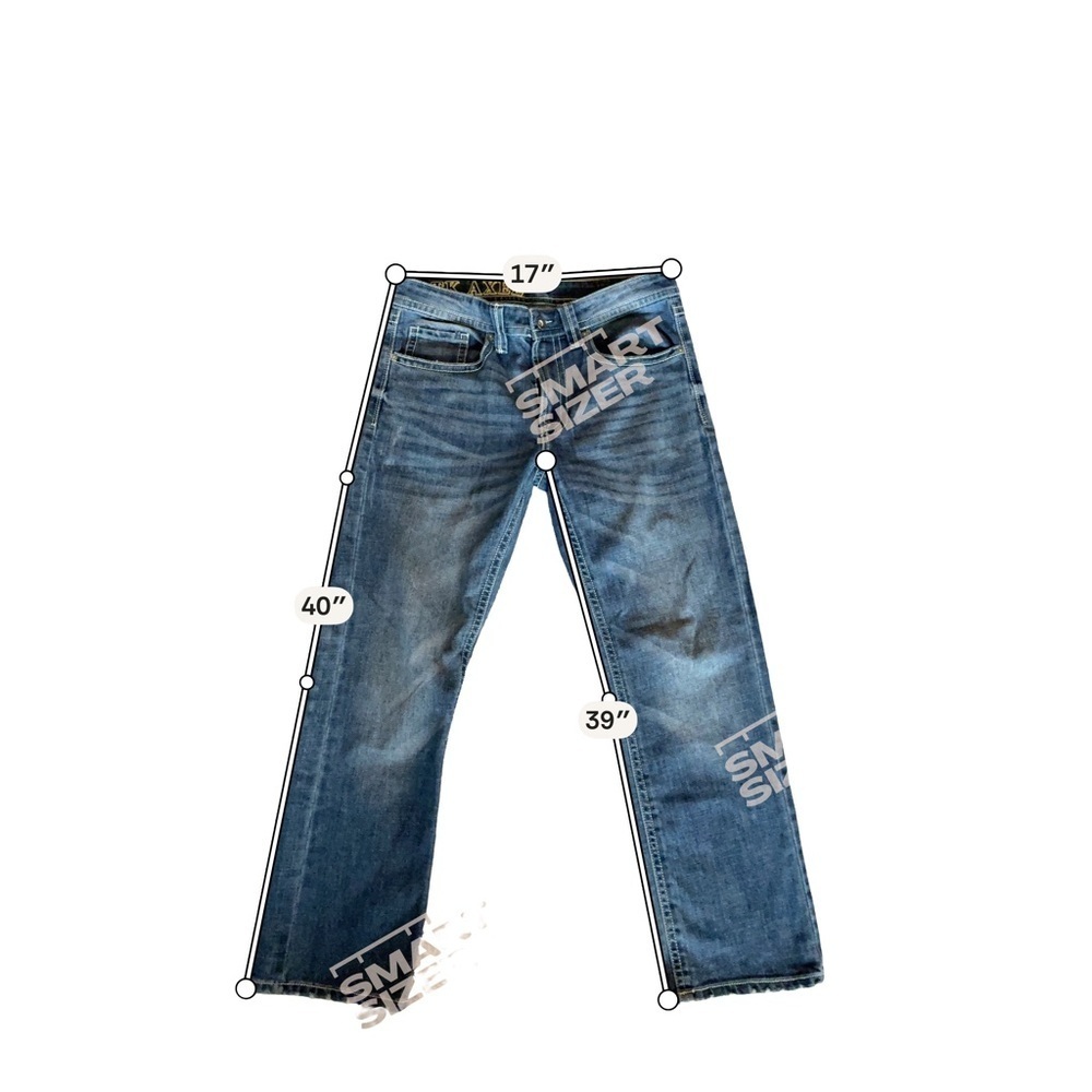 T.K. Axel Slim Bootcut Jeans 32x30 Dark Wash Stretch Denim - Picture 2 of 5